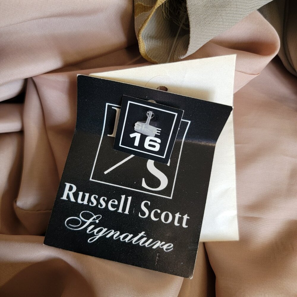 New Old Stock Russell Kemp 16 Taupe Gold Leaf Layering Jacket Deadstock USA Made - Picture 2 of 16
